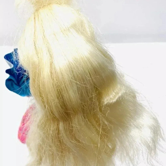 MATTEL BARBIE Doll Long Blond Hair Blue Eyes Top & Skirt 12"Tall Used - Picture 11 of 11